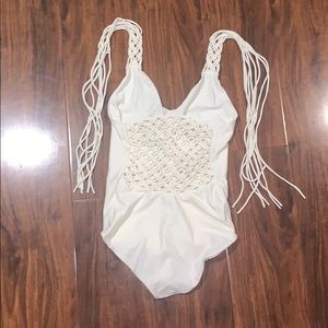 MIKOH Manu Halter V-Neck One Piece